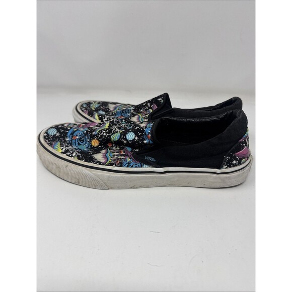 Vans Slip On Cosmic Glow Galaxy Size 7.5 Men  9 Women Glow In The Dark Mushrooms main image 7